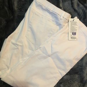 Lululemon white ABC Slim Pant